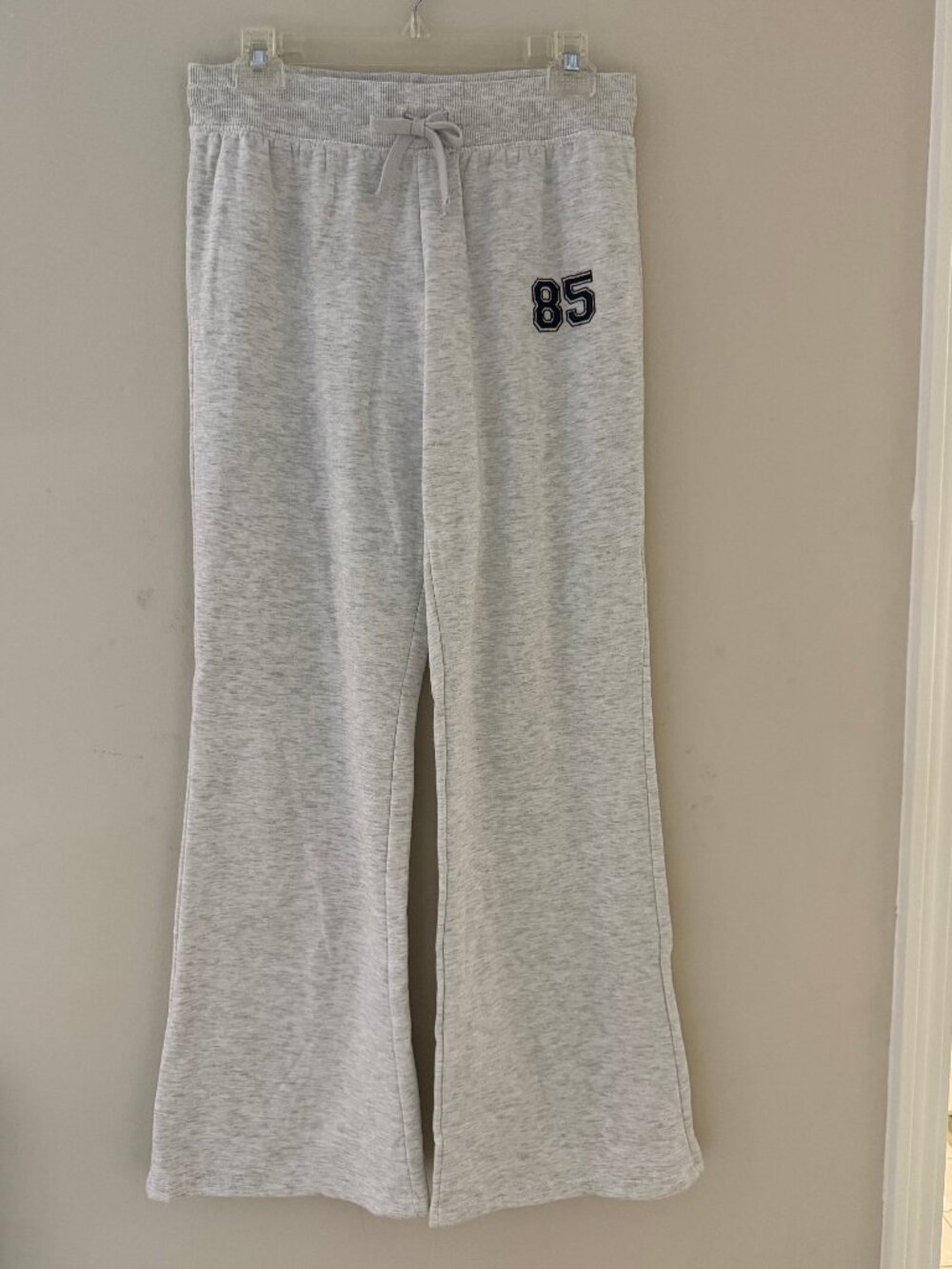 SINCE FOREVER GRAY WIDE LEG SWEATPANTS - SO SUPER SOFT - SIZE LARGE